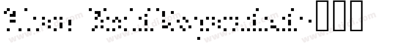 Alias BoldExpanded字体转换